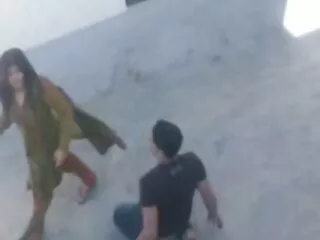 सुंदर लड़की जोड़ी, बाहर सेक्सी हिंदी